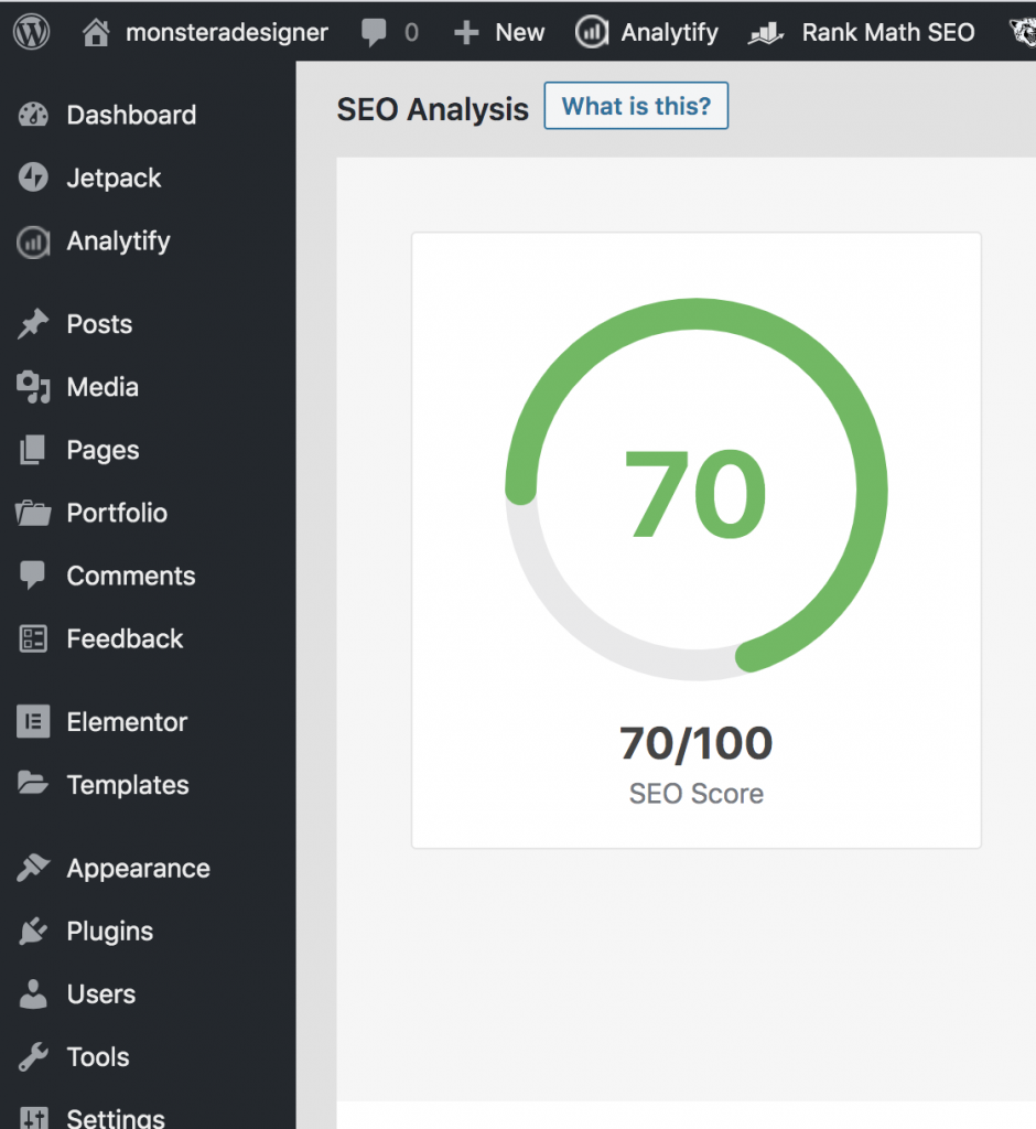 SEO Score