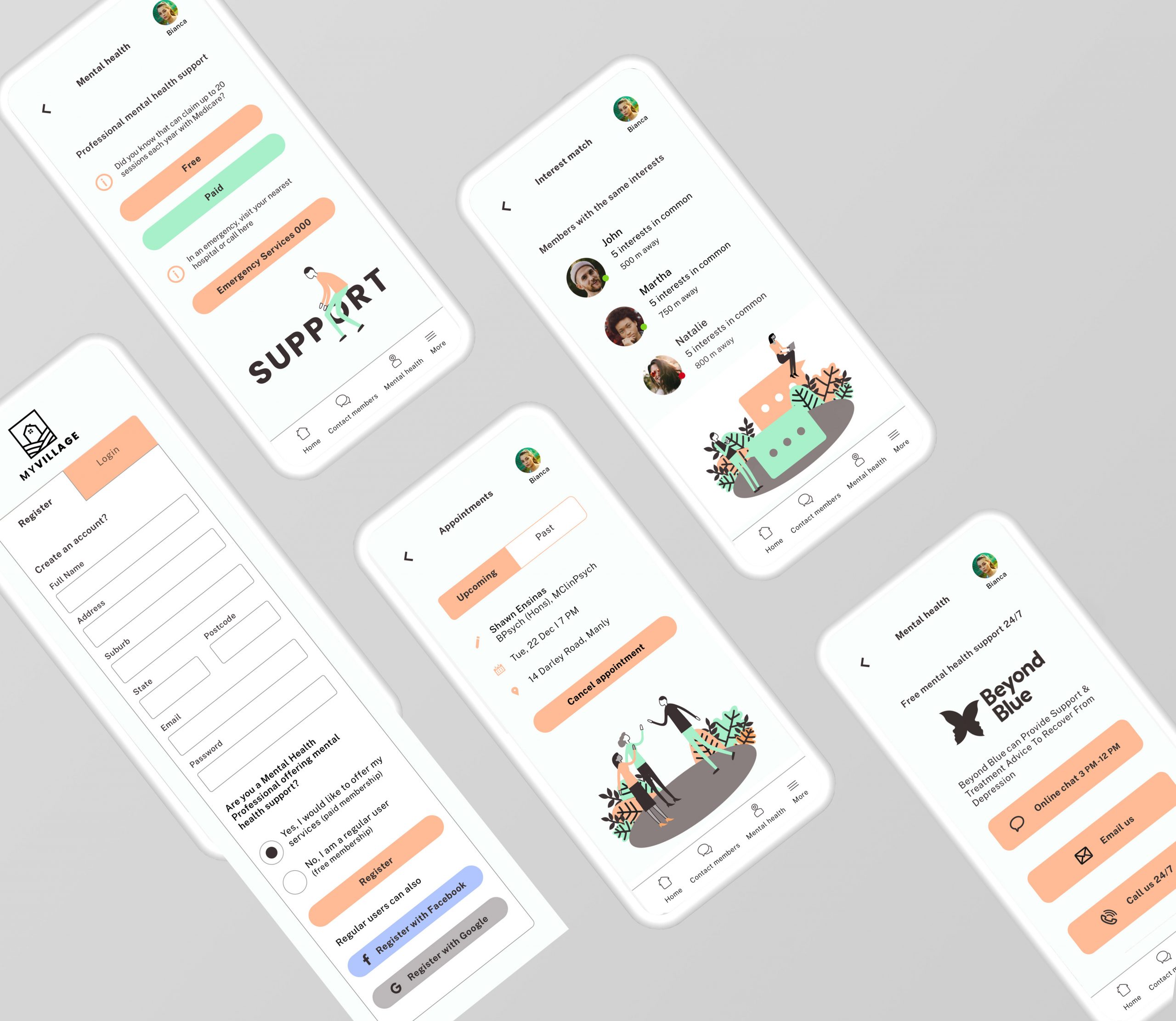 MYVILLAGE INSITU scaled My Village MY Village UI Design