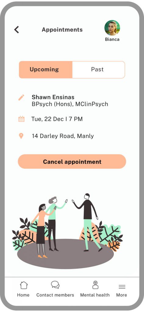 My Village Appointments 1 My Village My Village Appointments Screen